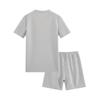 Men's  Sports  Leisure  Round  Neck  Short  Sleeves   And  Pull  Rope  Shorts  Set