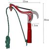 High Altitude Pruning Shears Tree Trimmer Branches Cutter Garden Pruner Scissor Hand Lopper Pick Fruit Tool with Rope No Handle