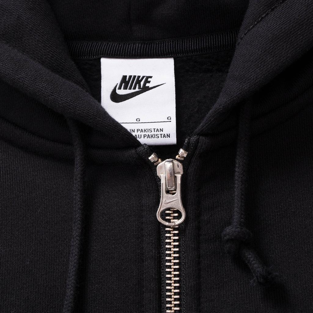 Nike X Stussy Zip Fleece Hoodie Black Unisex Tops FJ9175-010