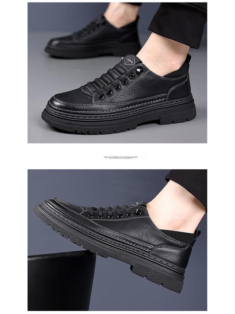 Men's Lightweight Luxury Casual Shoes – Versatile, Comfortable, Soft Sole Driving Shoes with Trendy Chinese Style