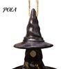 Halloween Bird Feeder Meditating Witch Feeder, Outdoor Hanging Multiple Birds Waterproof Resin for Garden Decoration Spooky