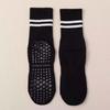 Women's Non-Slip Yoga & Pilates Mid-Calf Socks with Stripes