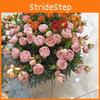 Realistic Rose Silk Floral Arrangement For Wedding And Home Gift Decoration