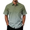 Men's Casual Short Sleeve Button Down Shirt with Chest Pocket Lightweight Breathable Summer Shirt for Everyday Wear