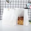 50 stuks toastzakken van kraftpapier van voedingskwaliteit, broodzakken met helder venster, duurzame broodverpakkingszakken voor bakkerijen
