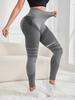 Seamless High-Waist Peach Lift Yoga Pants with Tummy Control