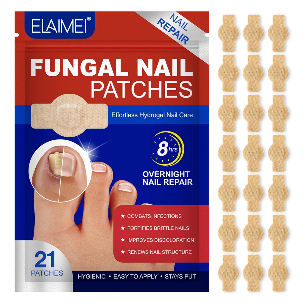 Waterproof Nail Repair Patch Toenail Fungus Patch Nail Ingrown Correction Stickers for Discolored or Damaged Nail Foot Care Tool