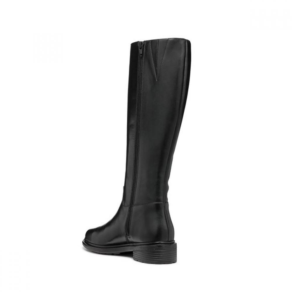 Geox Women S Comfort Daily Long bootS Work pleaSure 8gxtgd4w1b Black