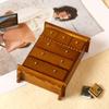 1:12 Dollhouse Miniature Mini Simulated Wooden Cabinet Lockers Tv Cabinet With Drawer Living Room Bookcase Furniture Model Toy