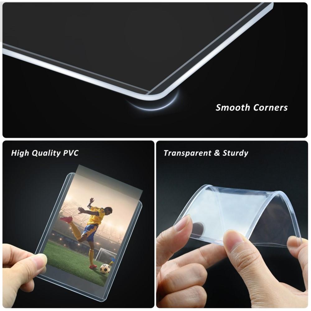 25-100pcs 3" x 4" Hard Card Sleeve Clear Anti Scratch Protector For Pokemon Game Baseball Sports Card Trading Protect Toploaders