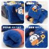 Winter Warm Thickened Knitted Half Finger Flip Cute Cartoon Kindergarten Boy Wool Antifreeze Children's Gloves