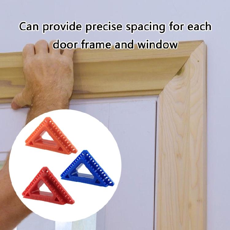 Adjustable Trim Spacer Tool Small ABS Design Enhances Carpentry Accuracy Upgrades For Precise Door Frame Installation