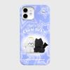 Luxus Clmj Koreanisches INS Coole Katze Handyhülle für iPhone 17 16 15 14 13 12 11 Pro Max X XS XR Plus Air Glänzende Folie Harte PC-Abdeckung