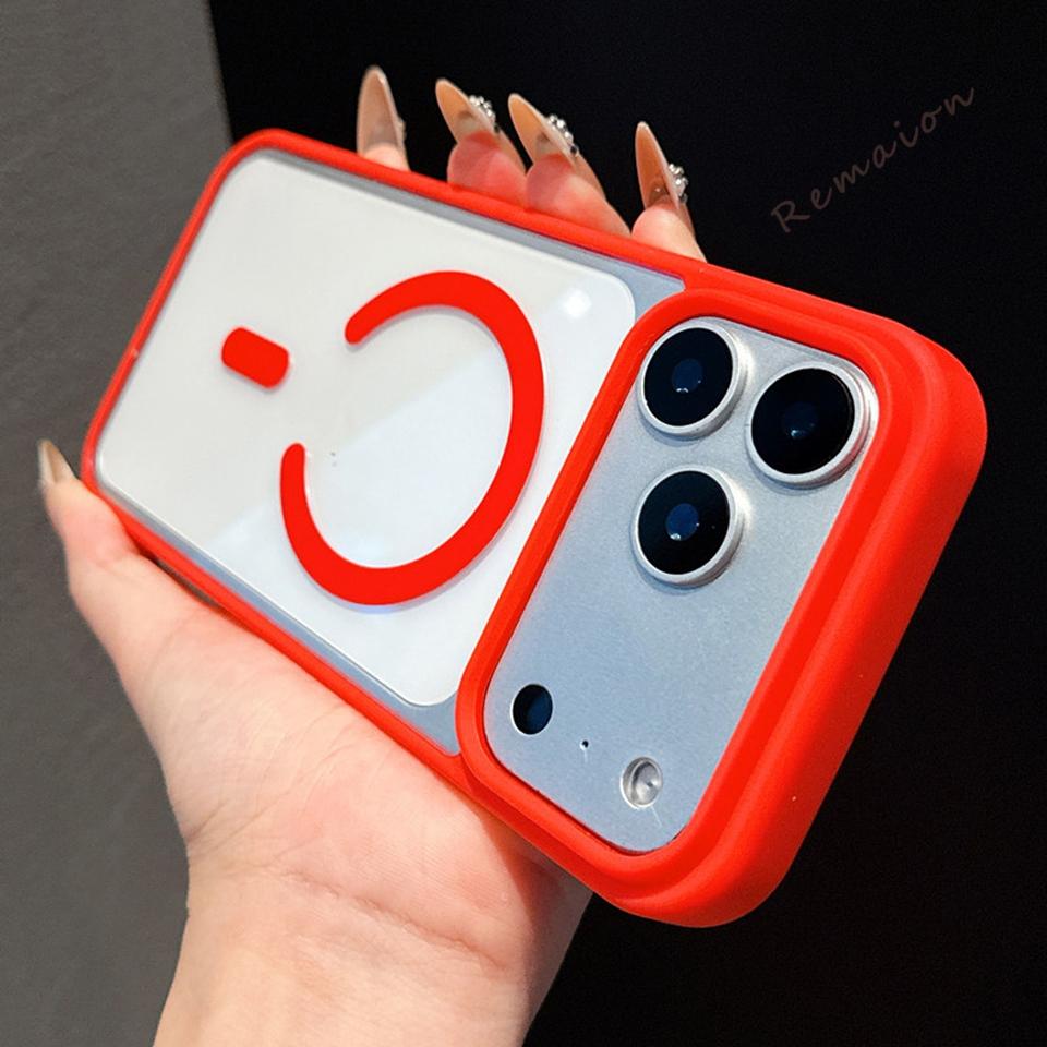 Magnetic Phone Case for For Iphone 17E 16E 14 1 16 Plus 11 12 13 Pro Max Mini X XR XS MAX Clear Charging Protector Cover