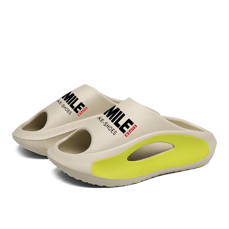 

Новые модные тапочки, тапочки для родителей и детей, противоскользящие тапочки, мужские и женские сандалии, домашние и уличные тапочки для отдыха 32-33 хаки