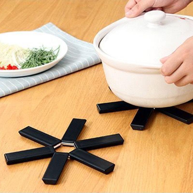 Folding heat insulation mat dining table anti-scald home dining mat pot mat table mat bowl mat casserole heat insulation mat hig