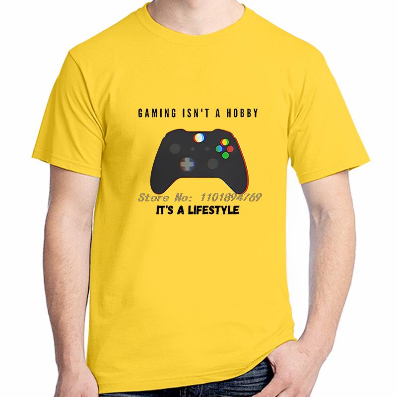 Gaming Is A Lifestyle Unique Tshirt Gamer Gaming Controller Casual T Shirt Hot Sale Summer Short Sleeve Tshirts Unisexs Clothes