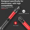 Heavy-duty Electrical Screwdriver Set Durable Impact Screwdriver Bit Set with Magnetic Slotted Heads Corrosion for Slot for Diy
