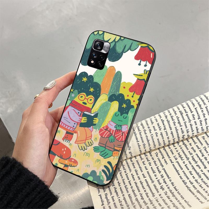 Phone Case For Xiaomi Redmi note 14 Pro 14 13 12 11 10 Pro 14S 12S 11S Redmi 14C 13C 10 Frog