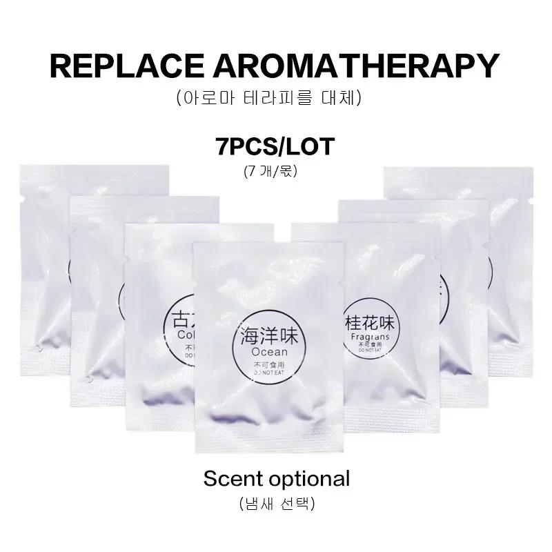 7Pcs Car Air Freshener Refill Set - Solid Scent Pads For Vent Clips, Fragrance Replacement Accessories