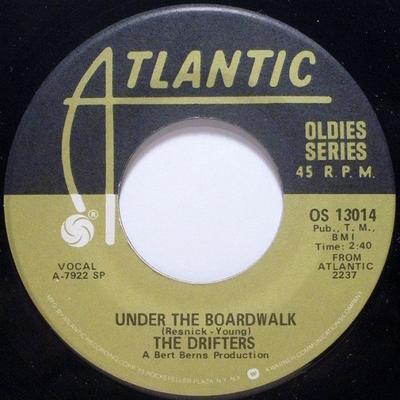 7-Zoll Schallplatte DRIFTERS - Under The Boardwalk / Ruby Baby OS13014 Atlantic US Soul/Funk Gebraucht