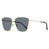 Women S Square SunglaSSeS Lavi 2m2ir Gold Black 60mm 2m2ir