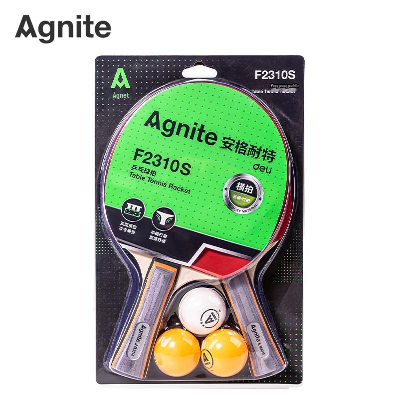 

Agnite F2310S Table Tennis Racket Set