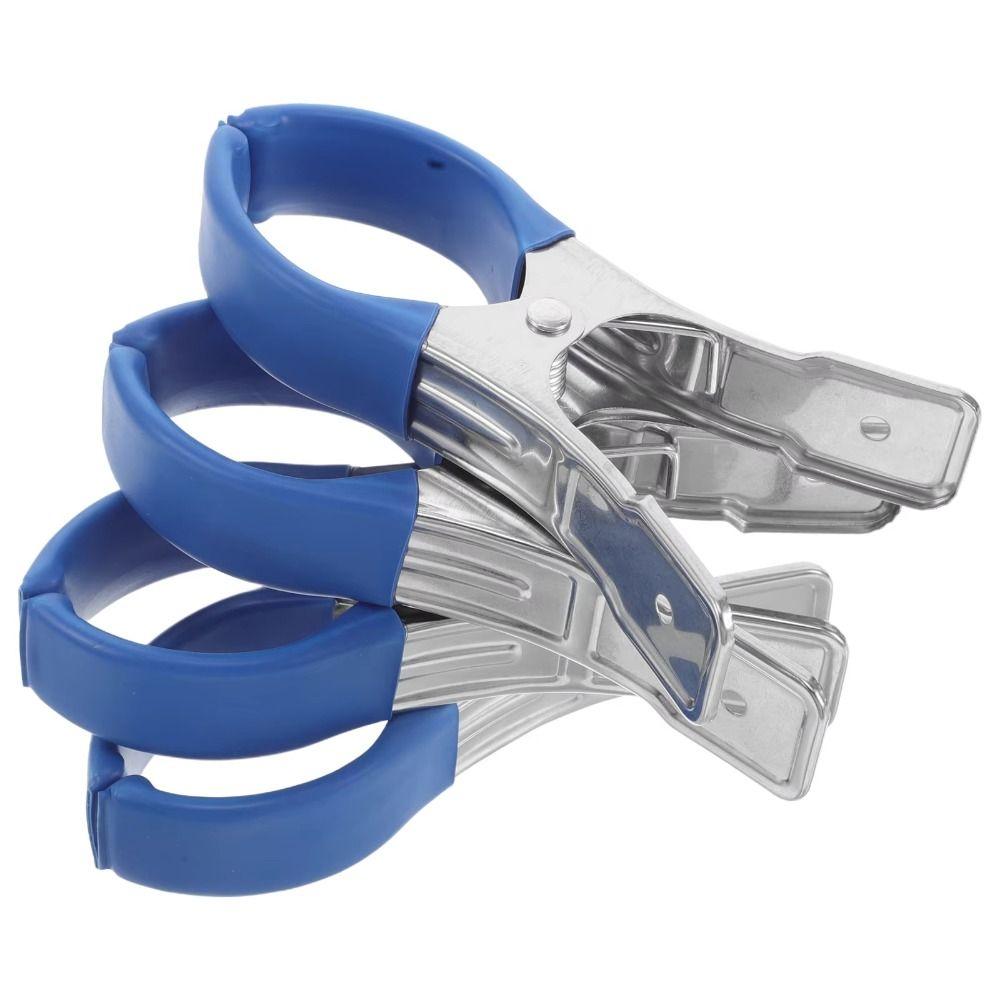 12Pcs with Plastic Handles Spring Clamps Windproof Clothes Pins  for Outdoor Protection