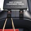 Auto LOGO Auto Seat Headrest Hook Storage Hanger Car Holder For Hyundai Tucson Accent Elantra Santa fe Sonata ix25 ix35 TT3