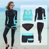 Women's Quick-Dry Two-Piece Snorkeling Wetsuit with Sun Protection and Jellyfish Guard