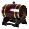 Oak Barrel 3L/1.5L for Wine Brewing Storage with Dispenser Stand - Beer Fermenter, Home Hotel Restaurant Decoration