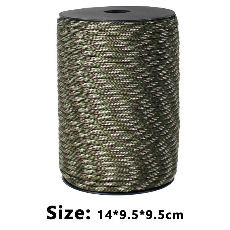 100M 550 Military Standard 9-Core Paracord Rope 4Mm Outdoor Parachute Cord Survival Umbrella Tent Lanyard Camping Strap