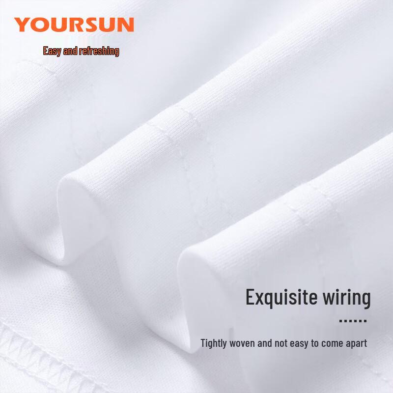 Ersun Men's 100% Cotton Long Sleeve Round Neck Undershirt