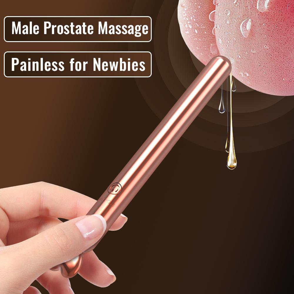 Anal Vibrator Male Prostate Massager Stimulator Vibrating Butt Plug for Men Gay Anal Sex Toys for Beginner Adult Supplies