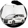 Ruiya Toyota Alphard 30 Series Late Vellfire 30 Series Late Dedicated Windshield Car UV Car Custom Parts Model, Model, Sunshade, Parasol, Sunshade,