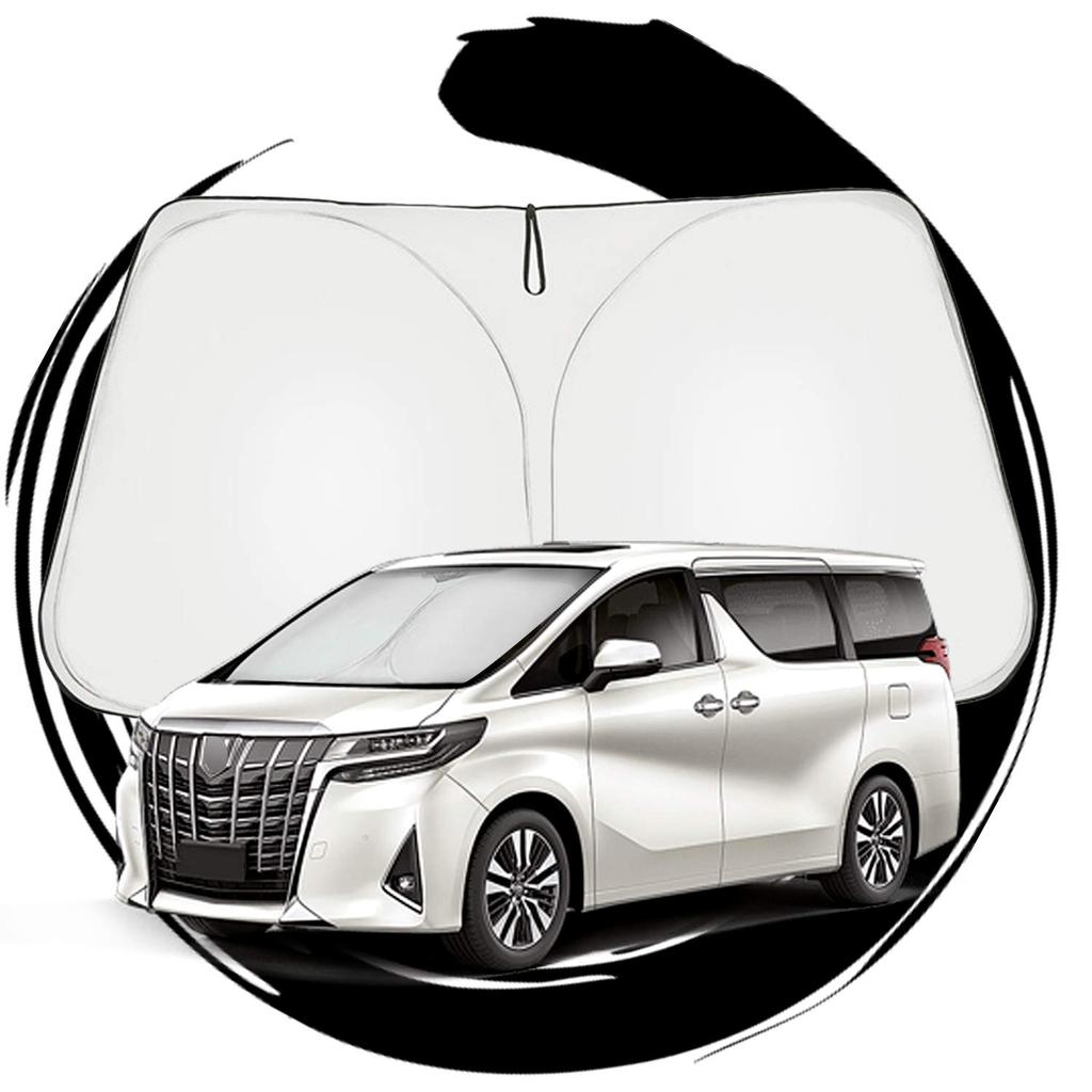 Ruiya Toyota Alphard 30 Series Late Vellfire 30 Series Late Dedicated Windshield Car UV Car Custom Parts Model, Model, Sunshade, Parasol, Sunshade,