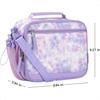 Choco Mocha Tie Dye Lunch Box Lunch Box for Girls Lunch Boxes for School Lunch Bag Ice Packs with Shoulder Strap for Toddler Pr