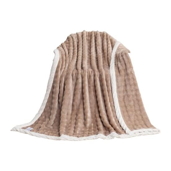 Letná prikrývka Pohovka Fleecová prikrývka Jednofarebný dizajn Priateľský k pokožke Priedušný Odolné šitie Umývateľná posteľná prikrývka