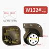 Universal Leather Trolley Case Wheels - Silent Replacement Casters for Luggage