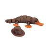 3D Printed Articulated Platypus Fidget Toys Dynamic Animals Toy Full Articulated Flexible  Platypus Toys Adults Fidget