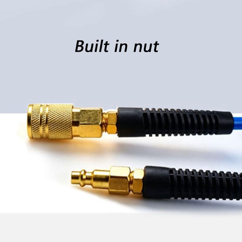 1.0 MPa 2 Mm Air Compressor Hose with PU Coiled Body for Repair Work, Inflation Service, Workshop Storage and Daily Garage Service
