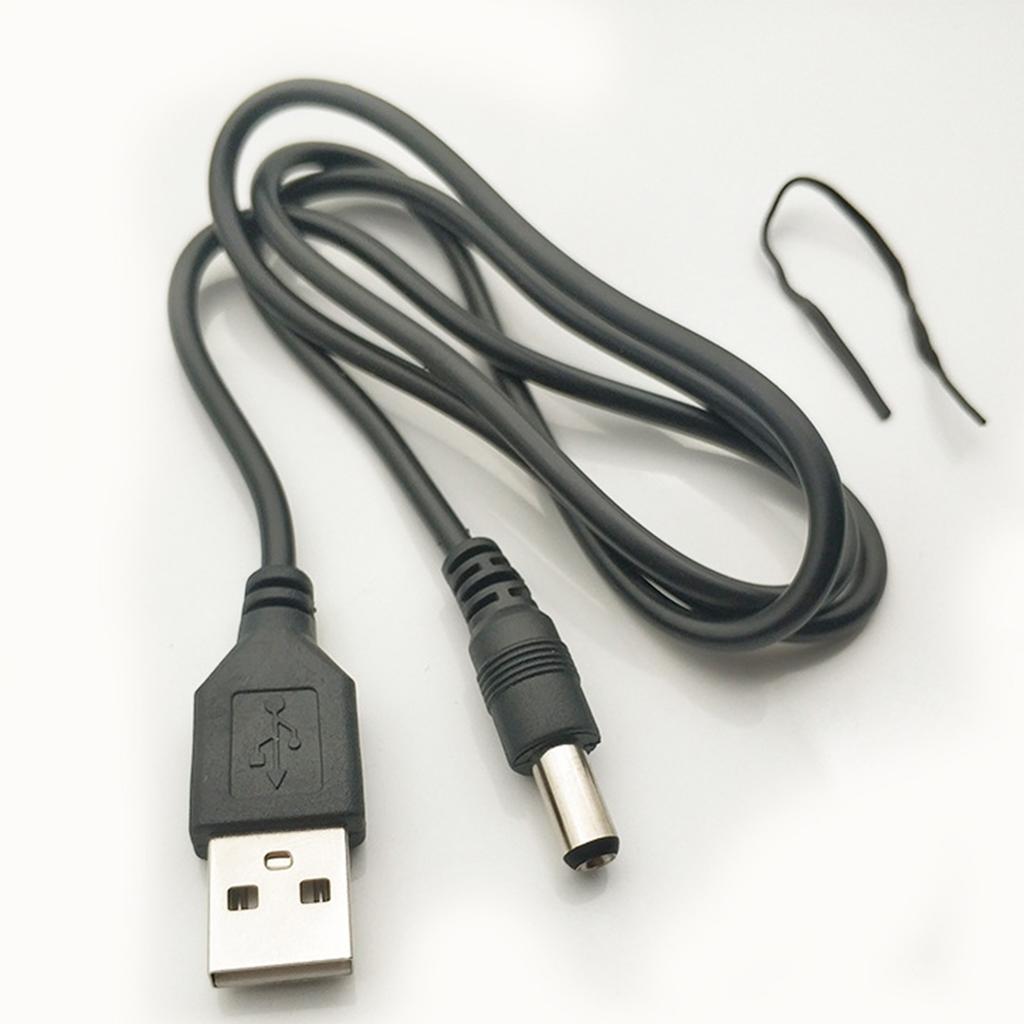 USB To DC 5.5 Power Cable Charger Cord USB To 5V Power Charging Adapter Cord for Laptop Notebook HUB Splitter