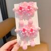 2025 New Kids Flower Hair Ties: Princess-style 3D Hair Bows, High Elasticity & Non-damaging Hair Accessories for Girls