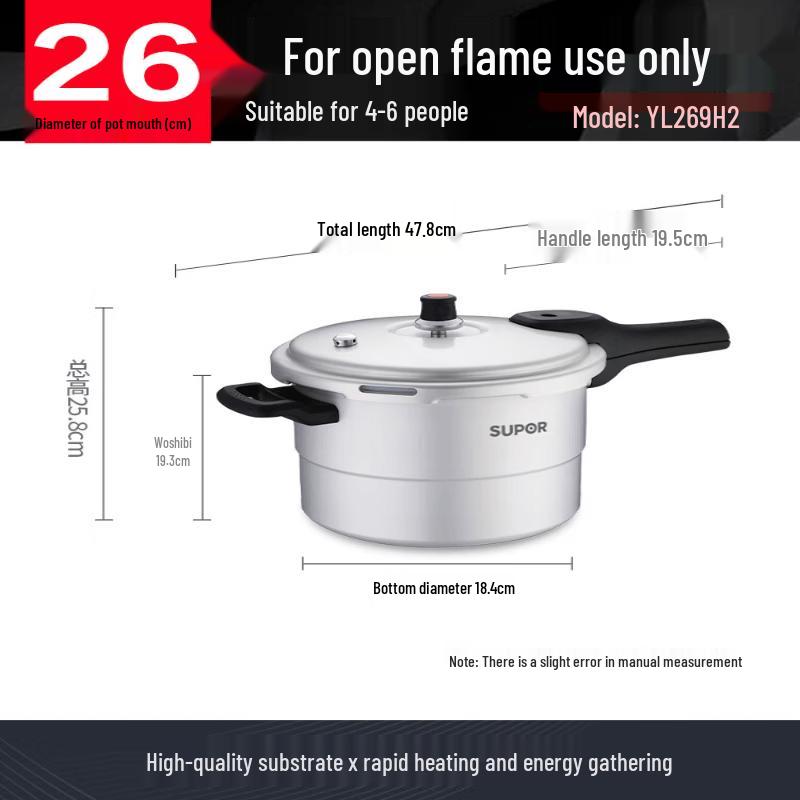 Supor Good Helper Aluminum Pressure Cooker