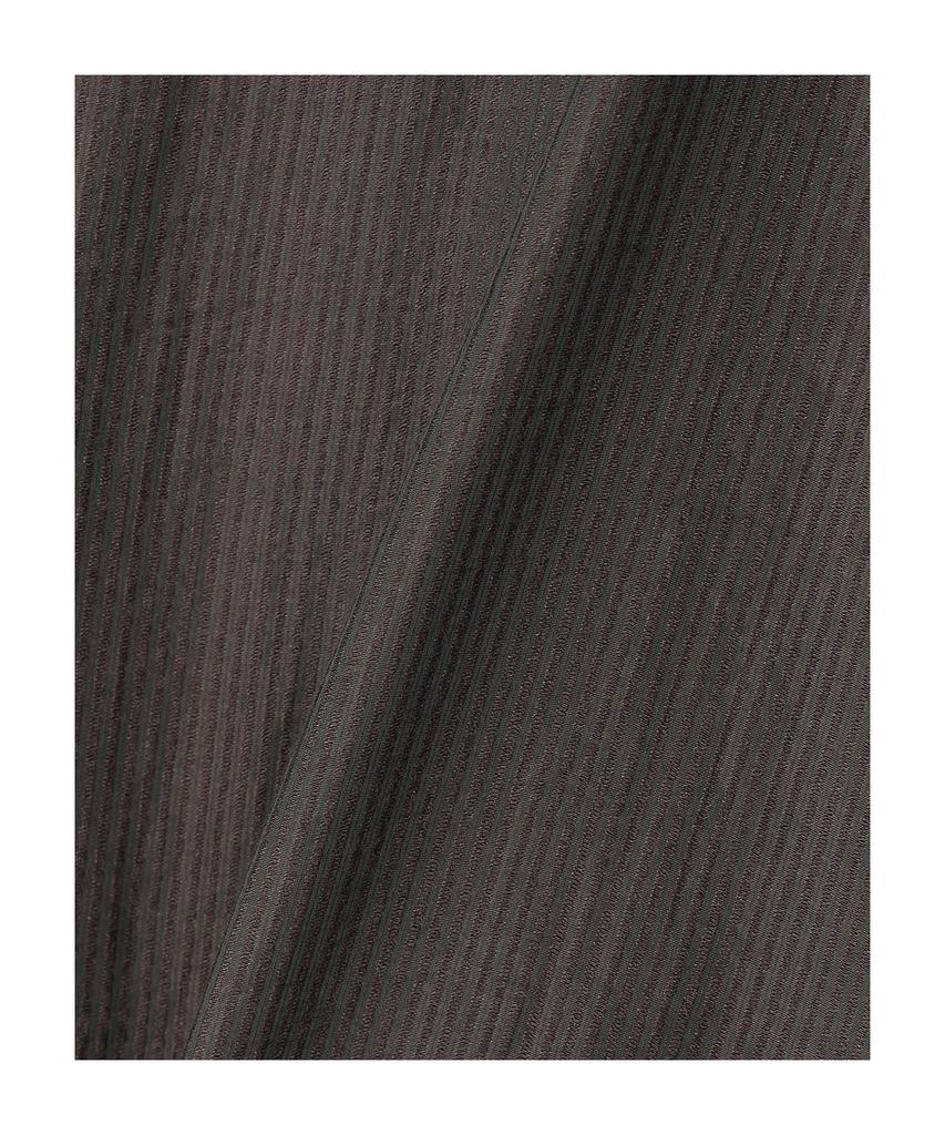 PRAIRIE Silky Striped Shirt (Brown)