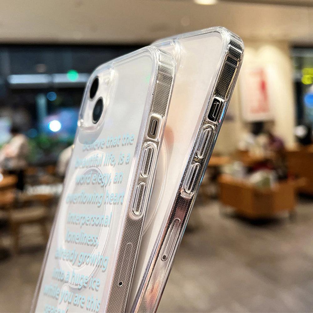 Magnetic Phone Case for iPhone 12 14 16 17 Pro 17 16 15 14 13 12 Pro Max  12 13 14 15  16 High Quality Shockproof Shell Full Protection Cute Style