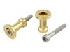 POSH 004136-12 Motorcycle Supplies Aluminum Touring Hanging Hook M6 Long Champagne Gold