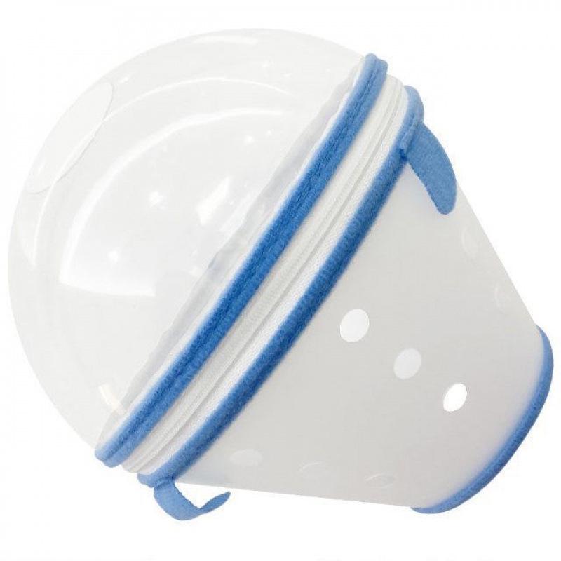 Anti-Leck- und Beiß-Elizabeth-Kragen für kleine Hunde - Vertiefte Kopfbedeckung Maulkorb zum Spazierengehen