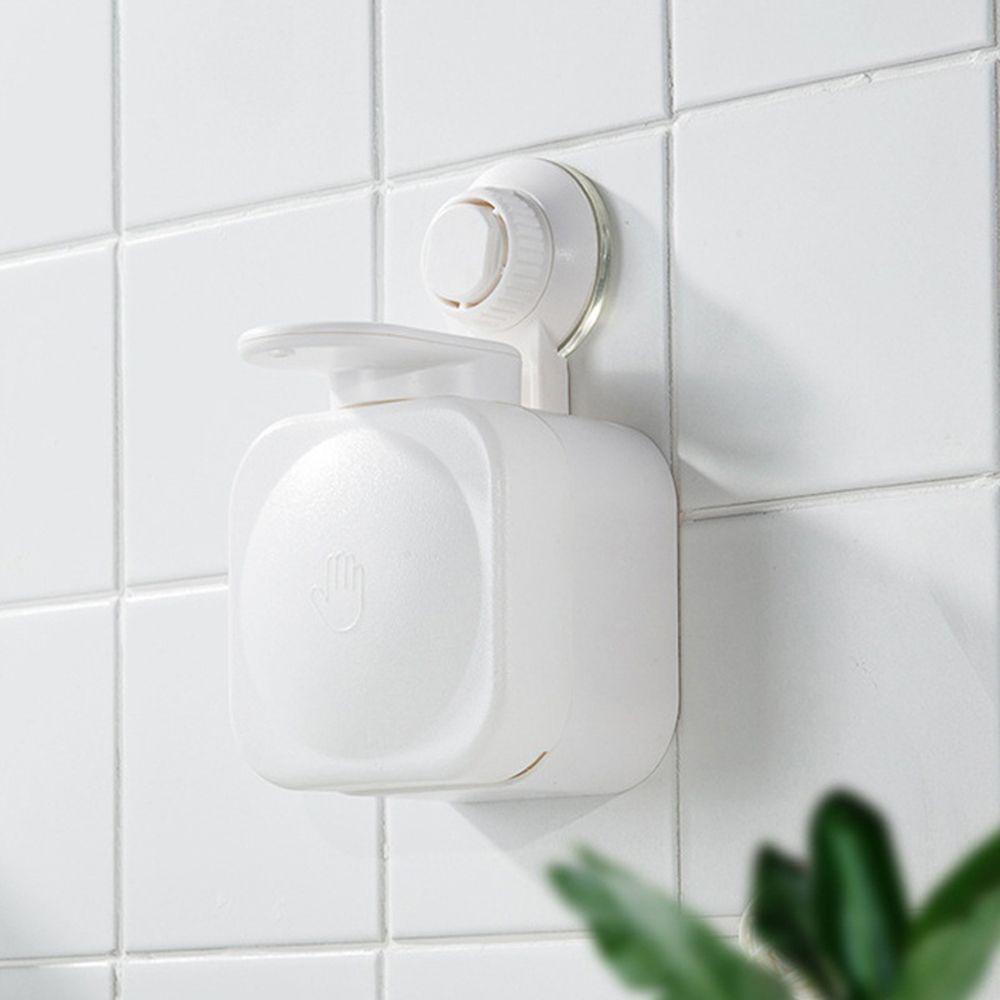 Press Type ABS Bathroom Waterproof Soap Dispenser Wall Mounted Soap Box Organizer