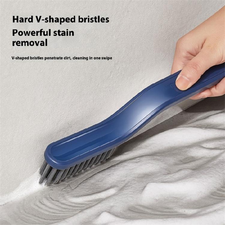 Multiuse Stiff Bristle Bathroom Brush With BuiltIn Hair Remover For Tight Space Corners Floor Efficient Cleaning 2Pcs